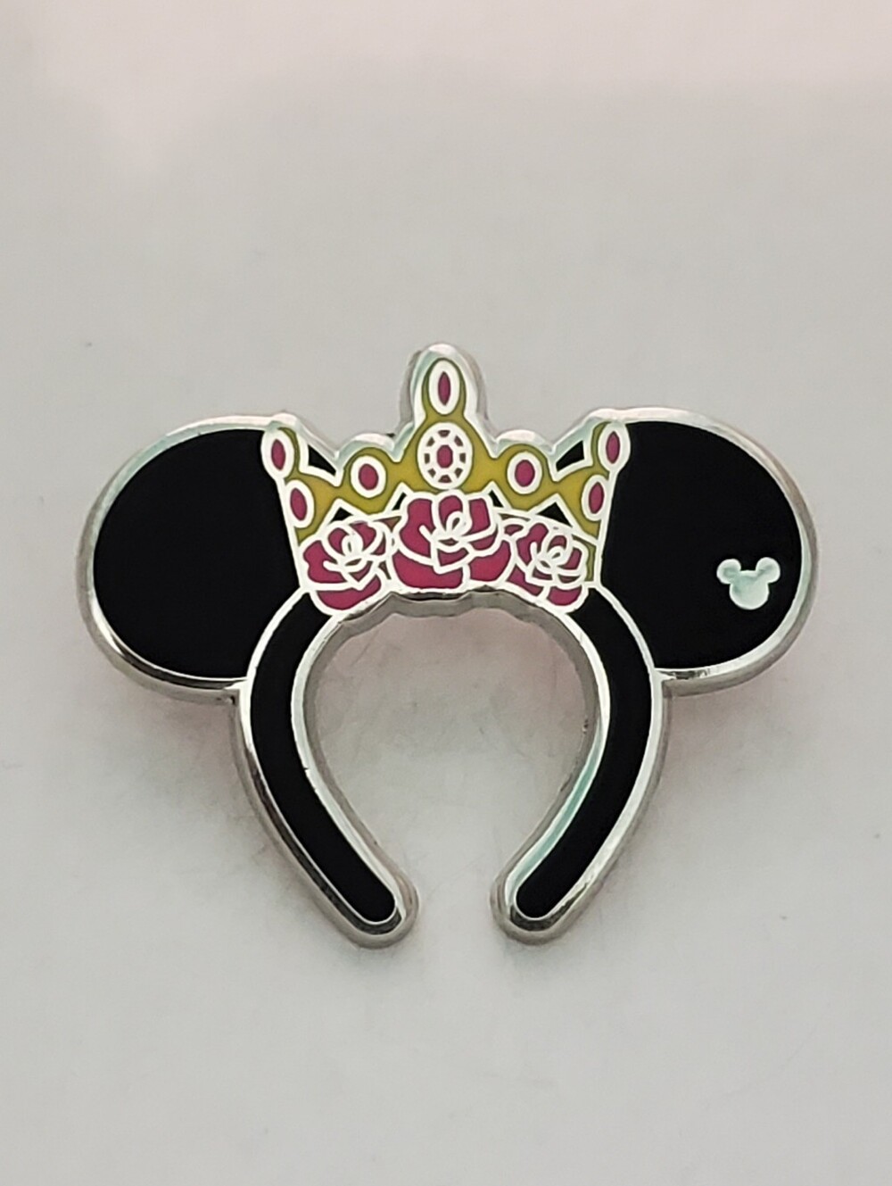 Disney Pin Trading HKDL Princess Tiara Crown Ears Headband Hidden Mickey Pin